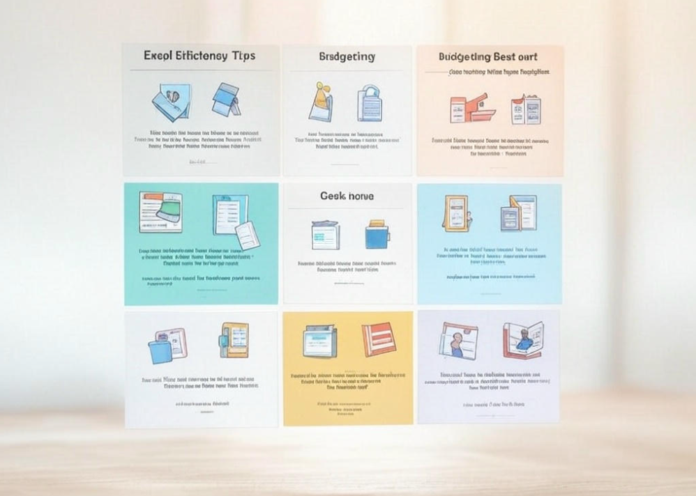 Budgeting tips visual guide