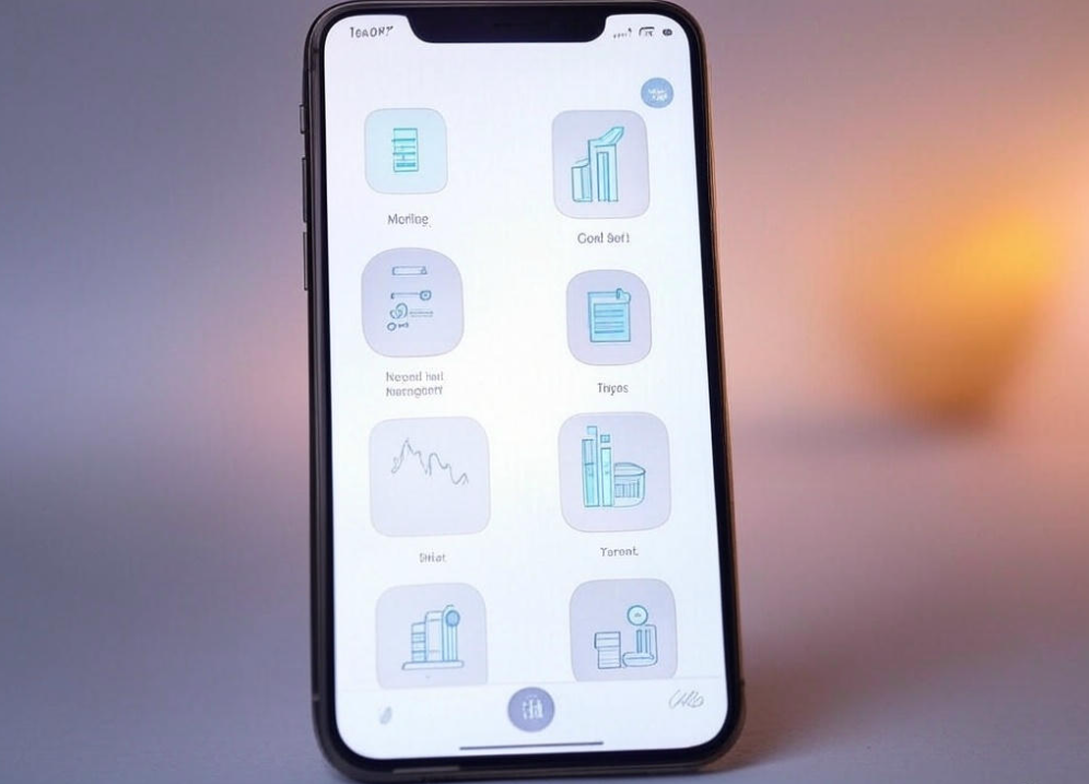 "Mobile app interface screen."

