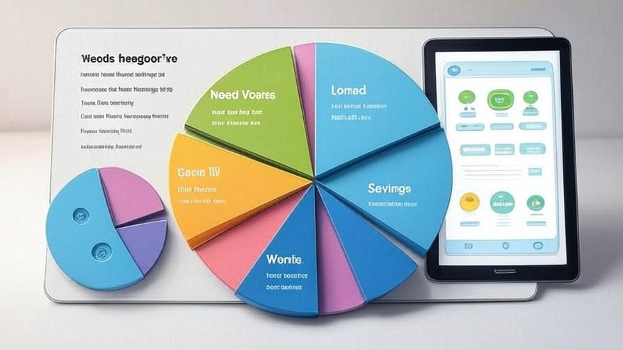  Colorful pie chart display