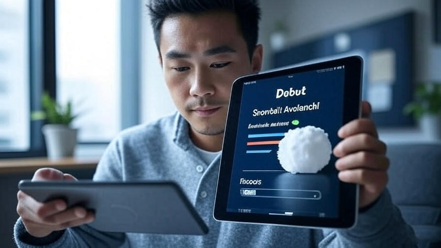 Man comparing debt strategies