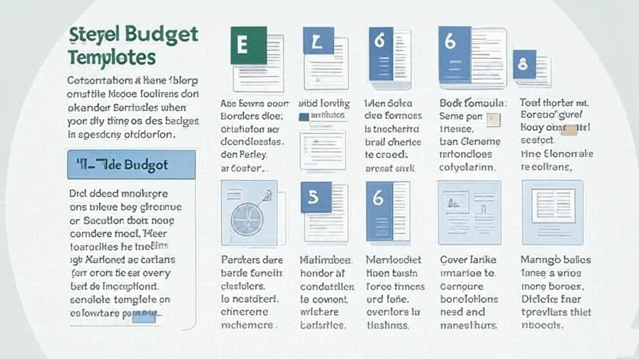 Budget template style guide