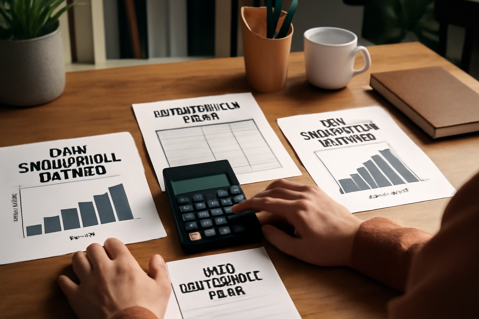 Debt repayment planning setup.







