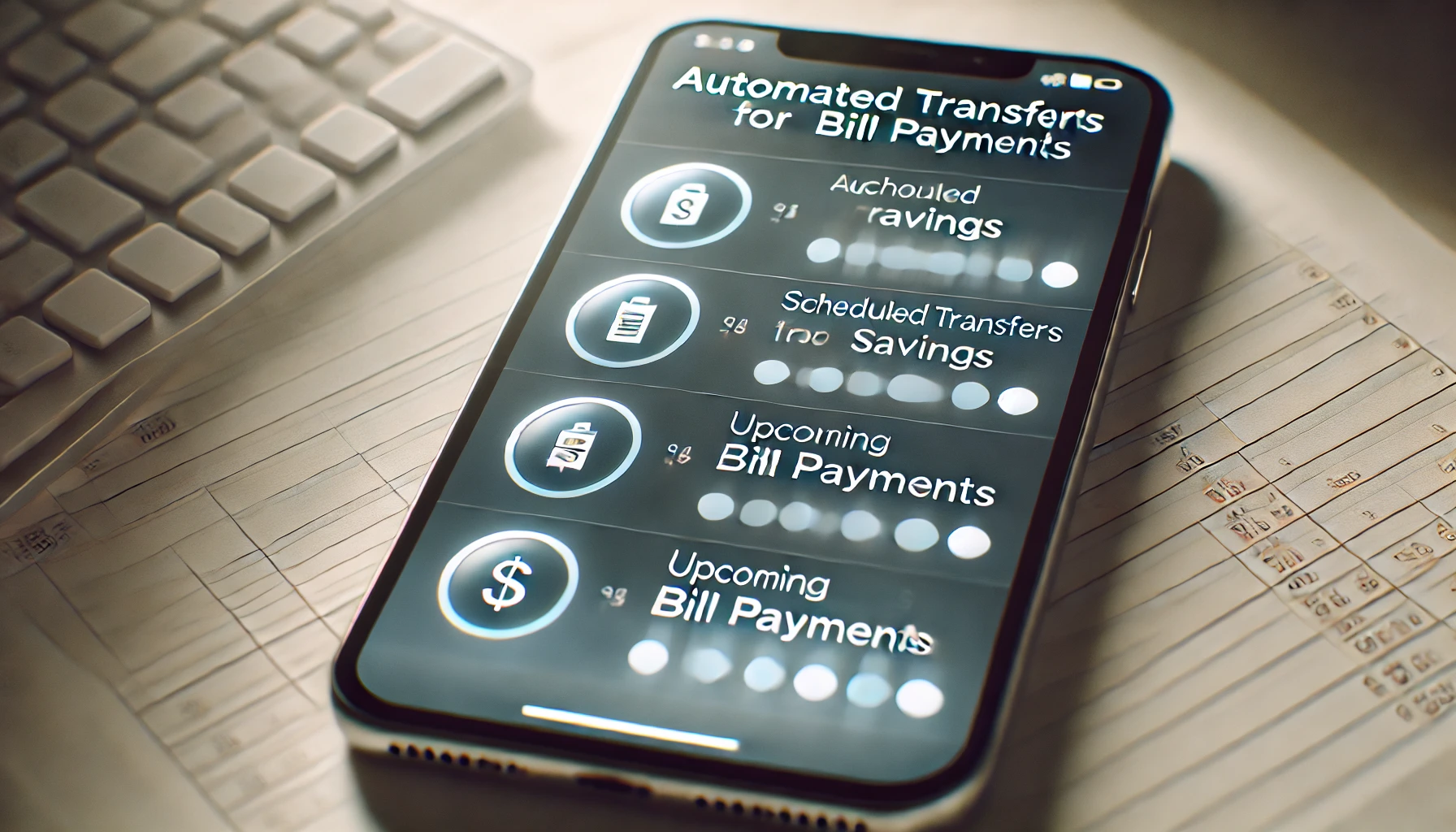 "Automated transfers for savings." 
