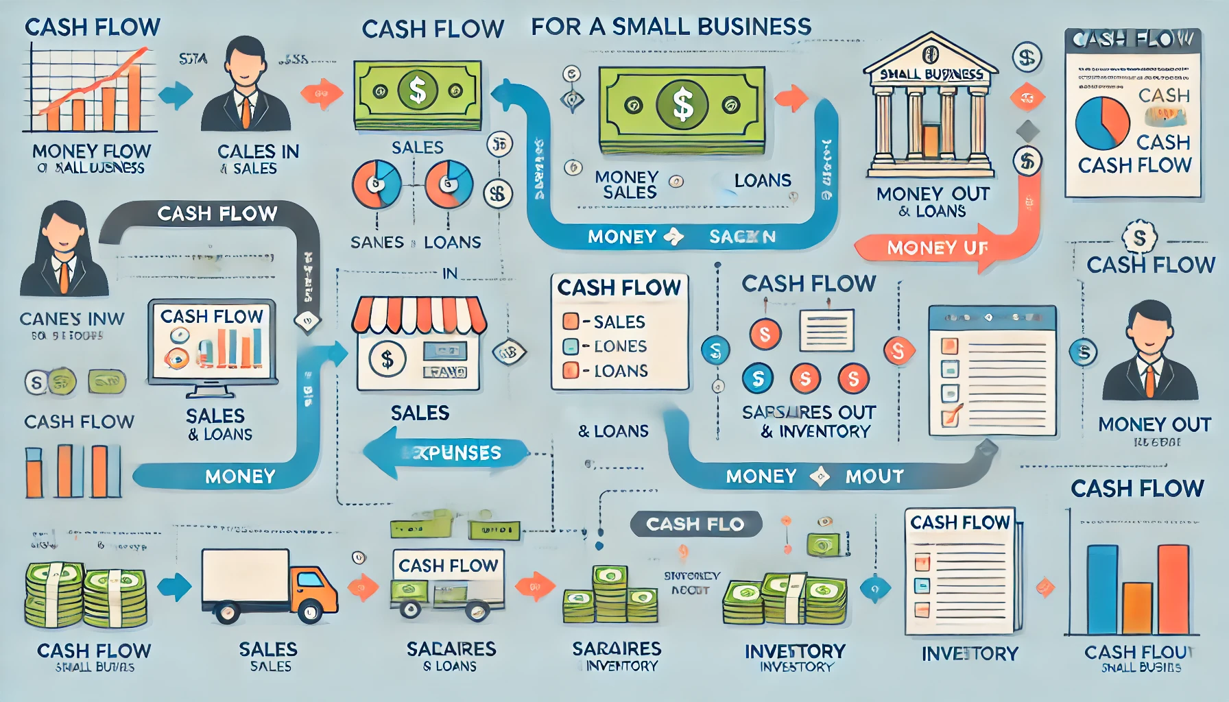 "Simple cash flow diagram."







