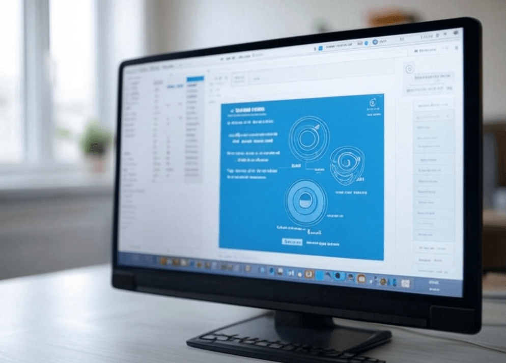 Desktop screen displaying diagram.