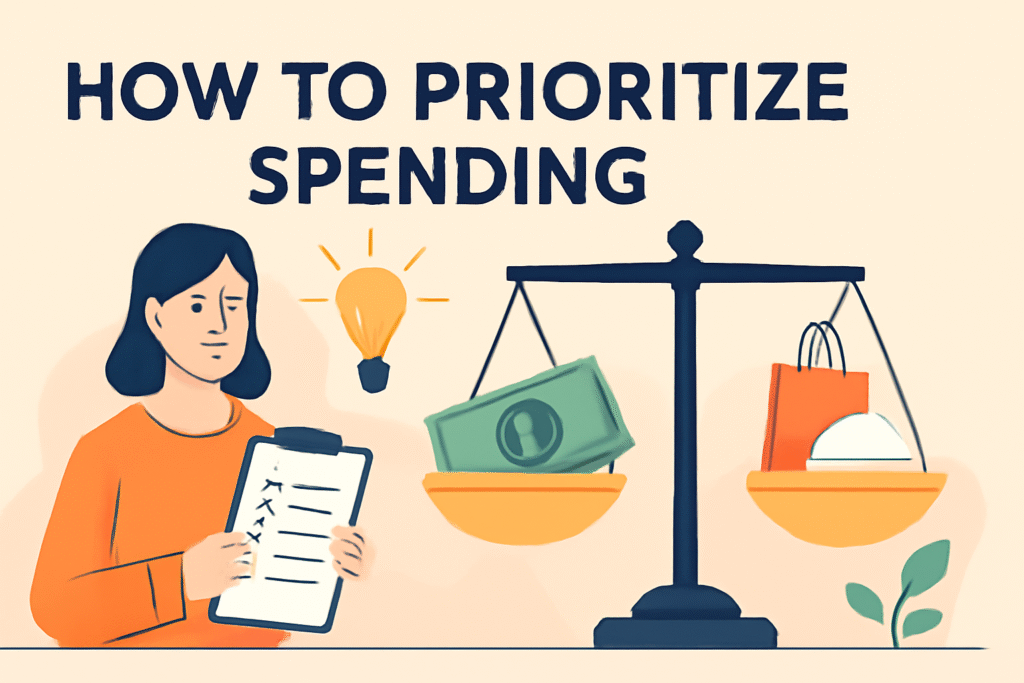 "how to prioritize spending"