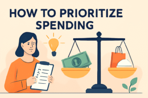 "how to prioritize spending"