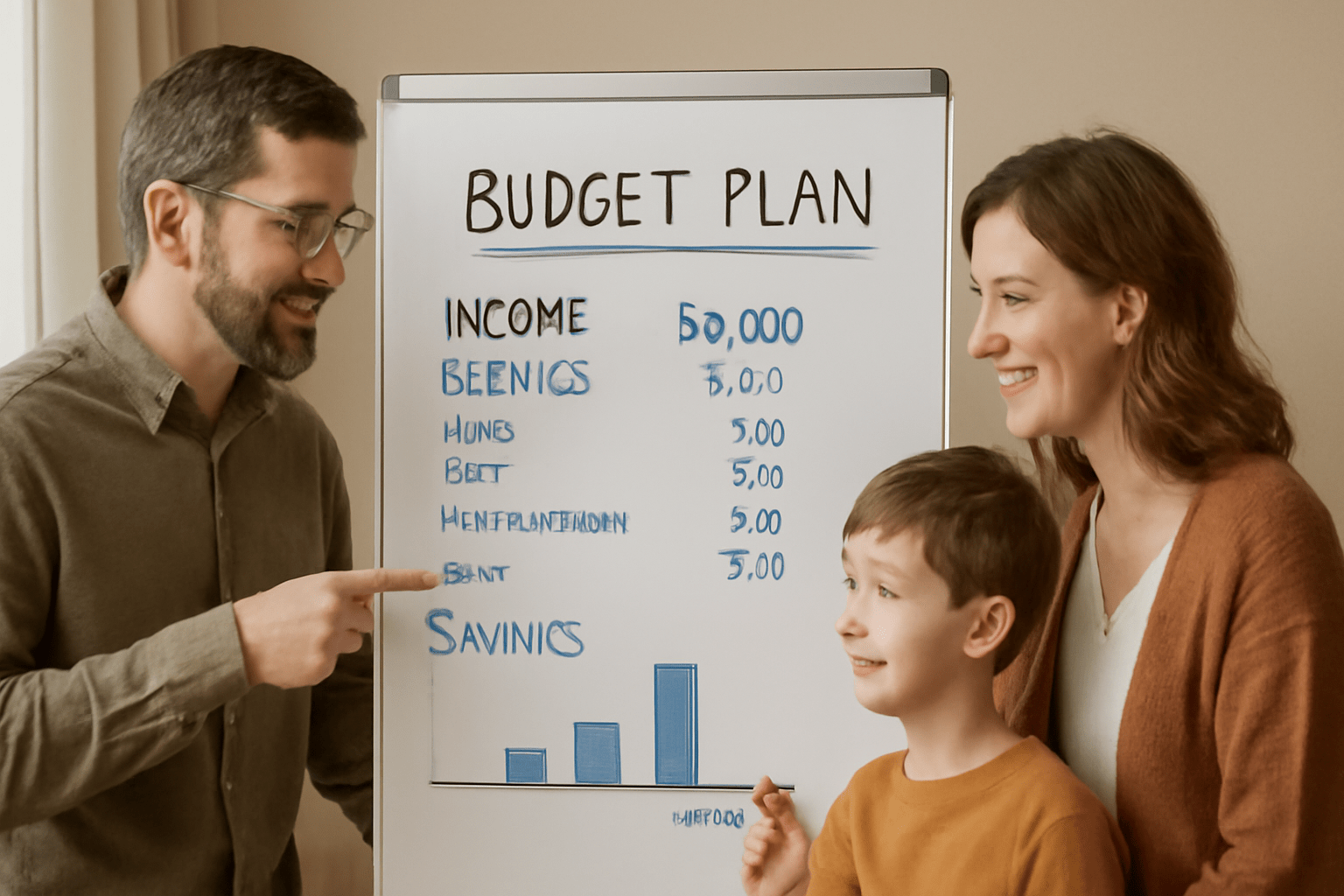 Family planning budget together.