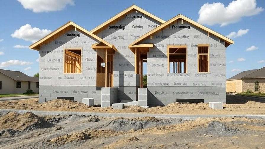 House built with habits.