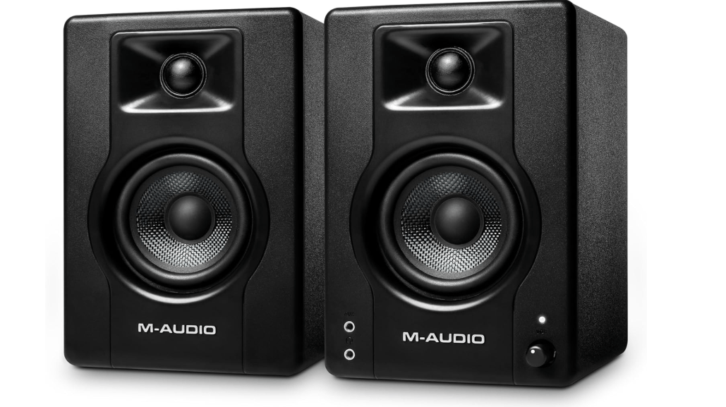  M-Audio BX3 3.5" Studio Monitors, HD PC Speakers for Recording and Multimedia with Music Production Software, 120W, Pair, Black