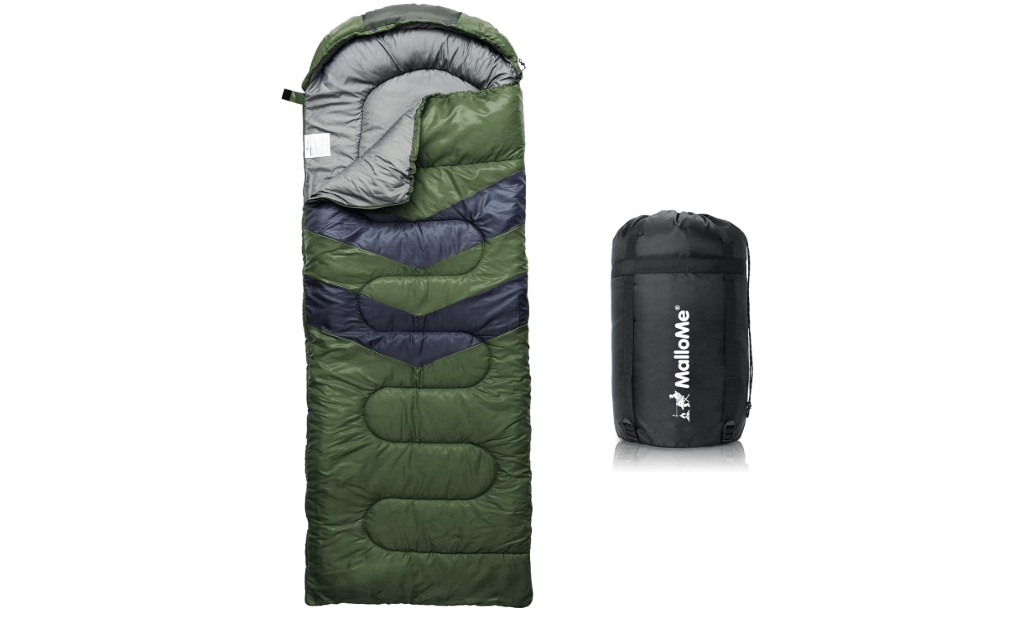  MalloMe Sleeping Bags for Adults Cold Weather & Warm - Backpacking Camping Sleeping Bag for Kids 10-12, Girls, Boys - Lightweight Compact Camping...