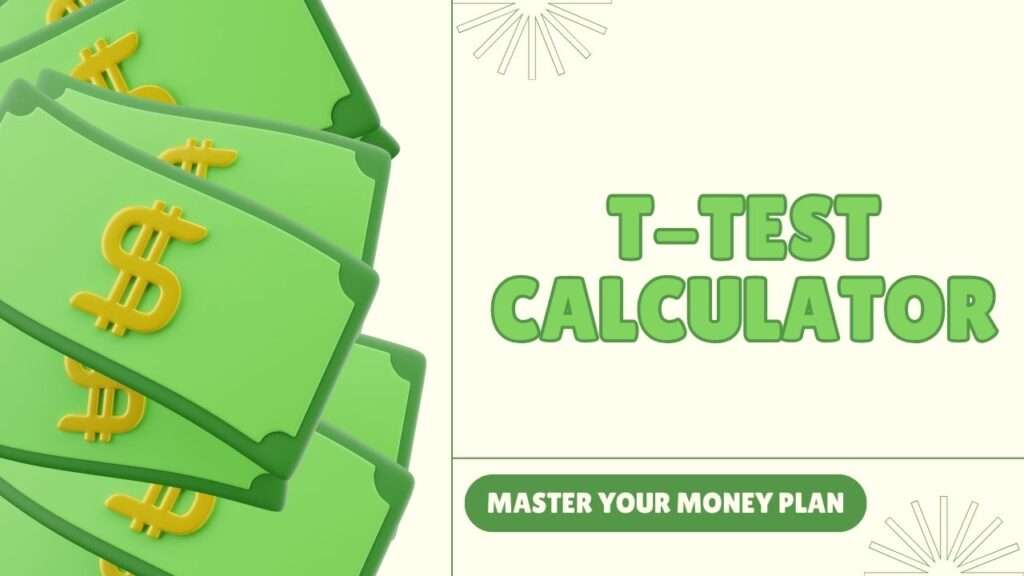 T-Test Calculator